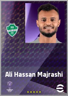 Ali Hassan Majrashi eFootball 2026 player card, 68 OVR RB