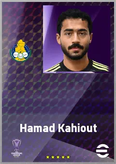 Hamad Kahiout eFootball 2026 player card, 62 OVR GK