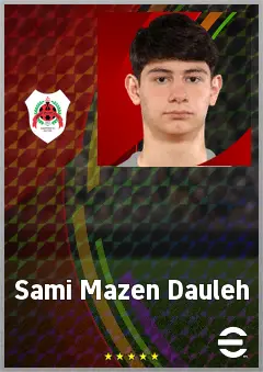 Sami Mazen Dauleh eFootball 2026 player card, 62 OVR GK