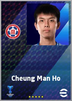Cheung Man Ho eFootball 2026 player card, 62 OVR CMF