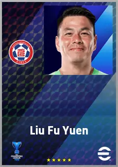 Liu Fu Yuen eFootball 2026 player card, 66 OVR GK