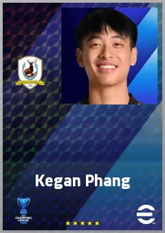 Kegan Phang eFootball 2026 player card, 61 OVR RB