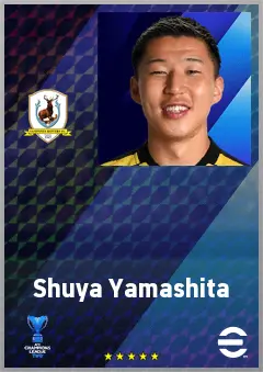 Yamashita Shuya eFootball 2026 player card, 67 OVR CB