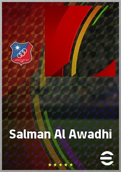 Salman Al Awadhi eFootball 2026 player card, 65 OVR CF