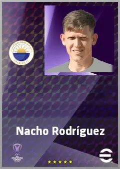 Nacho Rodríguez eFootball 2026 player card, 68 OVR CB