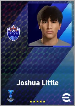 Little Joshua eFootball 2026 player card, 61 OVR AMF
