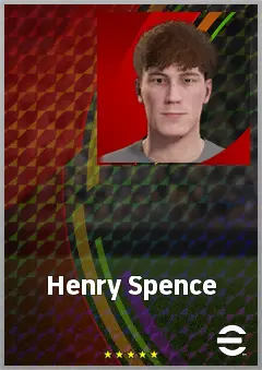 Henry Spence eFootball 2026 player card, 61 OVR CMF