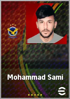 Mohammad Sami eFootball 2026 player card, 63 OVR LWF