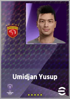 Umidjan Yusup eFootball 2026 player card, 67 OVR CB