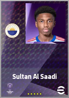Sultan Al Saadi eFootball 2026 player card, 62 OVR CF