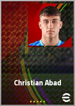Christian Abad eFootball 2026 player card, 64 OVR GK