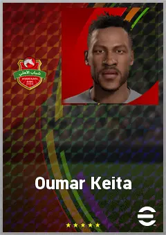 Oumar Keita eFootball 2026 player card, 69 OVR CB