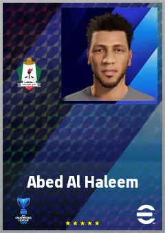 Abed Al Haleem eFootball 2026 player card, 61 OVR CF