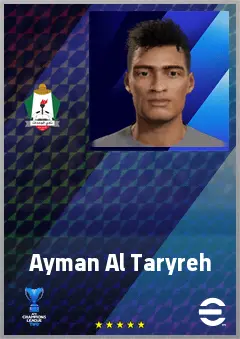 Ayman Al Taryreh eFootball 2026 player card, 61 OVR GK