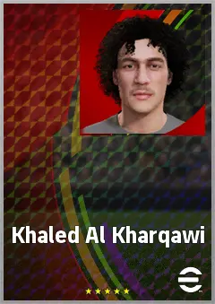 Khaled Al Kharqawi eFootball 2026 player card, 60 OVR CF