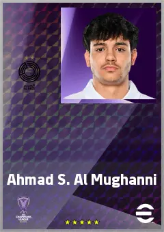 Ahmad S. Al Mughanni eFootball 2026 player card, 60 OVR LB