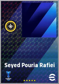 Seyed Pouria Rafiei eFootball 2026 player card, 62 OVR GK