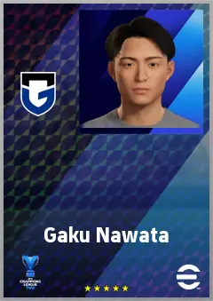 Nawata Gaku eFootball 2026 player card, 62 OVR SS
