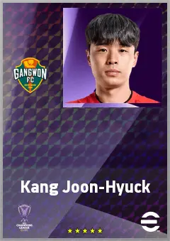 Kang Joon-Hyuck eFootball 2026 player card, 65 OVR LB