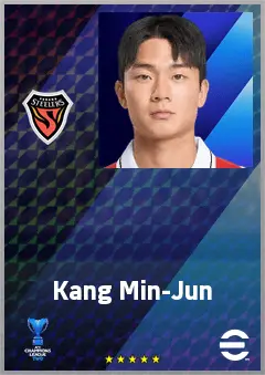 Kang Min-Jun eFootball 2026 player card, 68 OVR RB