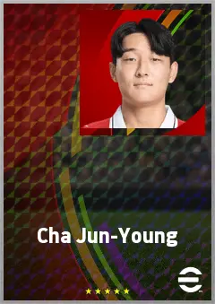 Cha Jun-Young eFootball 2026 player card, 61 OVR CB