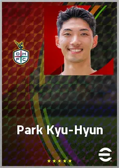Park Kyu-Hyun eFootball 2026 player card, 67 OVR LB