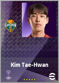 Kim Tae-Hwan eFootball 2026 player card, 59 OVR CMF