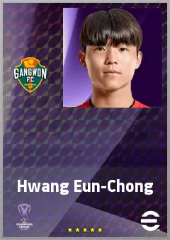 Hwang Eun-Chong eFootball 2026 player card, 61 OVR RMF