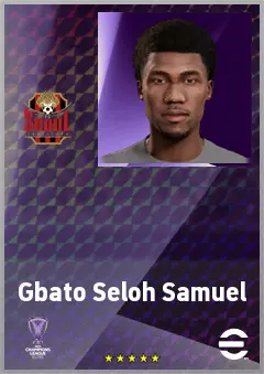 Gbato Seloh Samuel eFootball 2026 player card, 61 OVR LWF