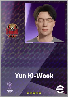 Yun Ki-Wook eFootball 2026 player card, 62 OVR GK