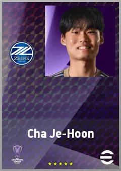 Cha Je-Hoon eFootball 2026 player card, 59 OVR CMF