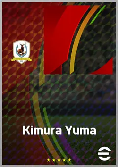Kimura Yuma eFootball 2026 player card, 61 OVR LMF