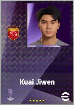 Kuai Jiwen eFootball 2026 player card, 67 OVR AMF