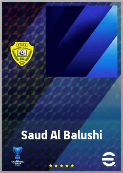 Saud Al Balushi eFootball 2026 player card, 61 OVR CB