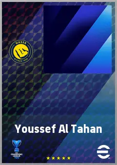 Youssef Al Tahan eFootball 2026 player card, 62 OVR RB