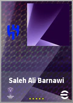 Saleh Ali Barnawi eFootball 2026 player card, 61 OVR CB