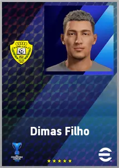 Dimas Filho eFootball 2026 player card, 64 OVR AMF