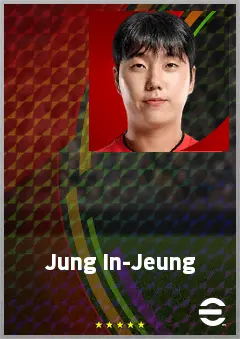 Jung In-Jeung eFootball 2026 player card, 60 OVR LWF