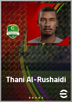 Thani Al-Rushaidi eFootball 2026 player card, 65 OVR CB