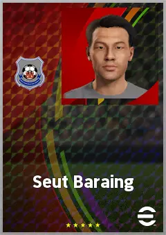 Seut Baraing eFootball 2026 player card, 61 OVR LB
