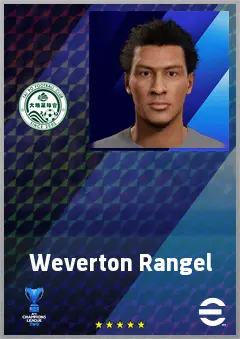Weverton Rangel eFootball 2026 player card, 68 OVR LB