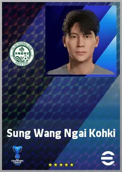 Sung Wang Ngai Kohki eFootball 2026 player card, 64 OVR LB