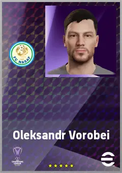 Oleksandr Vorobei eFootball 2026 player card, 65 OVR GK