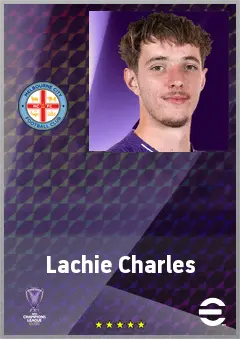 Lachie Charles eFootball 2026 player card, 62 OVR GK