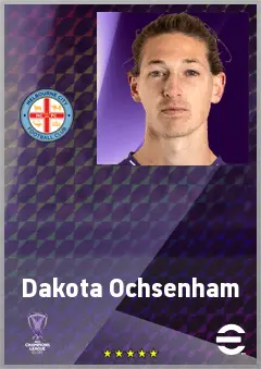 Dakota Ochsenham eFootball 2026 player card, 65 OVR GK
