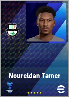Noureldan Tamer eFootball 2026 player card, 63 OVR CF