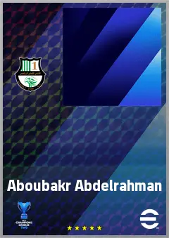 Aboubakr Abdelrahman eFootball 2026 player card, 61 OVR GK
