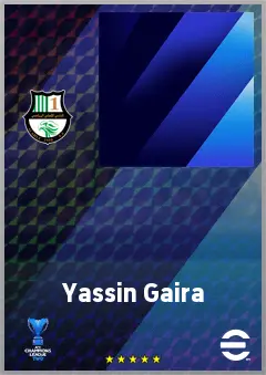 Yassin Gaira eFootball 2026 player card, 61 OVR CF