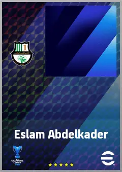 Eslam Abdelkader eFootball 2026 player card, 64 OVR RMF