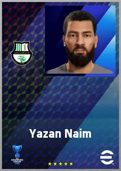 Yazan Naim eFootball 2026 player card, 64 OVR GK